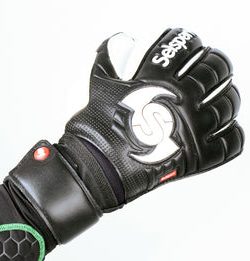 Selsport Wrappa Black & white goalkeeper glove